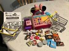 Girls Mini Mouse Pretend Play toy Till with scanner, conveyor belt, loudspeaker