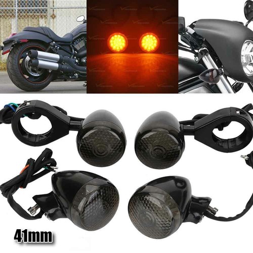 Black motorcycle led turn - motorcycle,