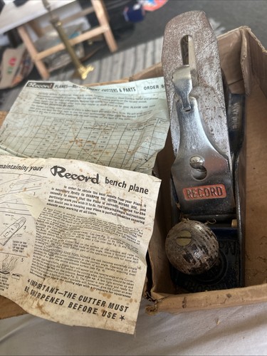 Record plane no4 box with - plane,