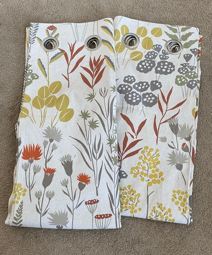 Pair next curtains floral - of,