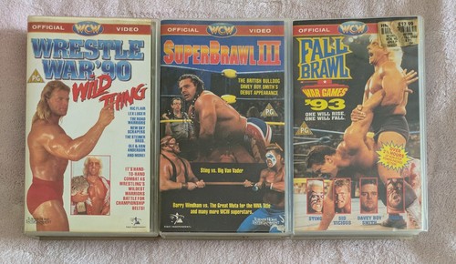 Wcw vhs video - vhs, tapes