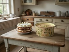 Vintage 10” Cake Tin / Cake