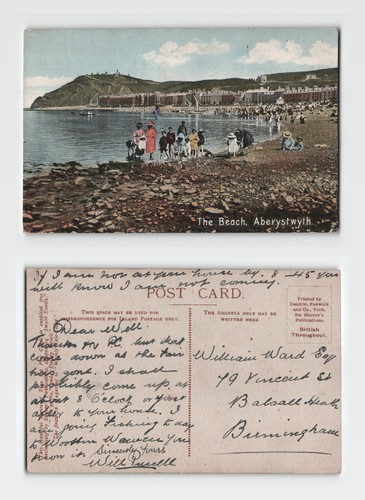 Postcard the beach - the,