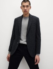 Marks & Spencer Mens Navy Wool