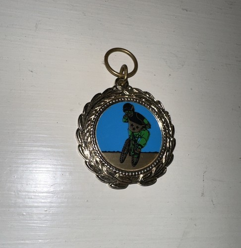 Bmx bike vintage medal - bmx,