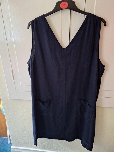 Next navy dress - with, patch