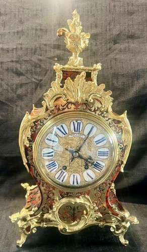 Antique french boulle - , clock