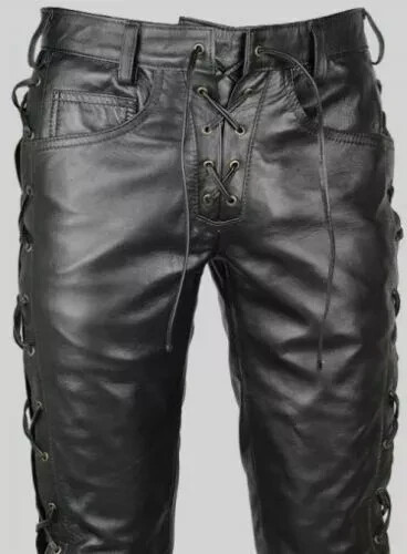 Men side front lace up - side,