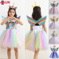 UK Kids Girls Fancy Dress Up
