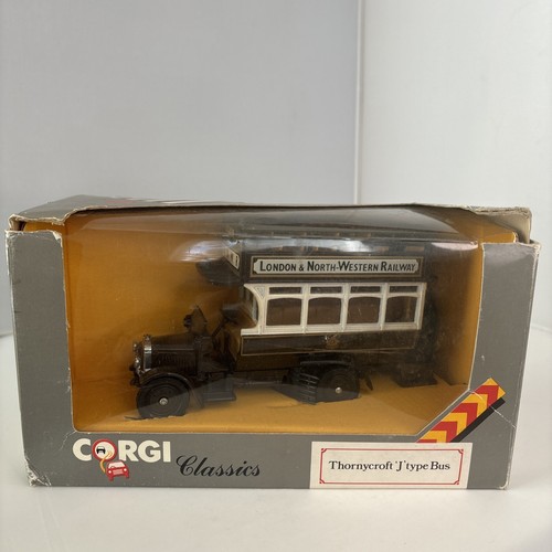 Corgi thornycroft type bus - corgi,