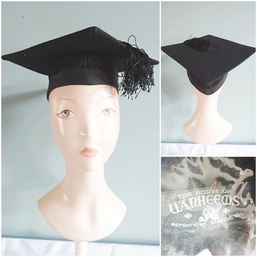 Vintage mortar board - vintage, hat