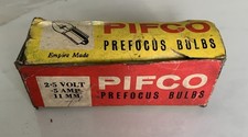 NOS Pifco Prefocus Bulbs 2.5V