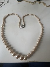 Vintage Lotus Faux Pearls