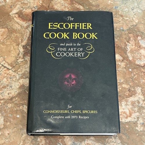 Book escoffier cookbook fine - book,