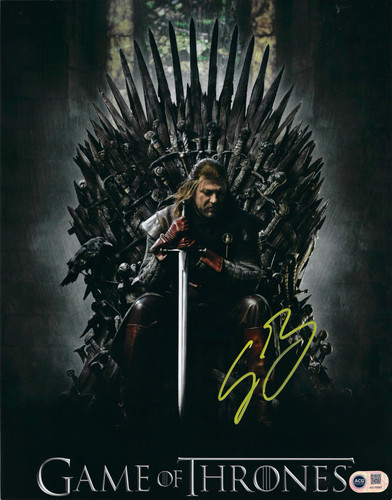 Sean bean signed game - signed,