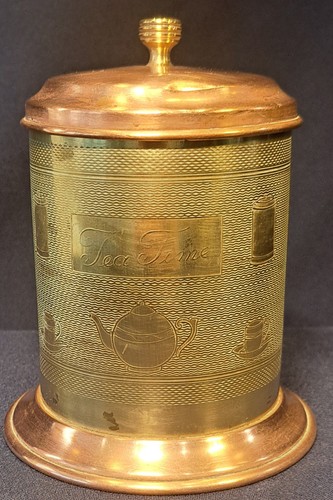 Vintage copper brass tea - vintage,