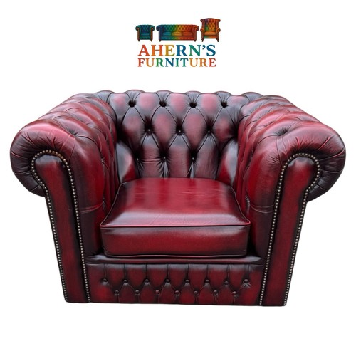 Sofas saxon oxblood leather - sofas,