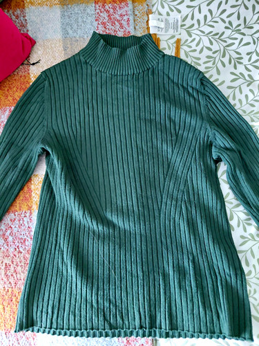 Bershka green rib - bershka, rib-knit