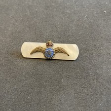 RAF Red and Blue Enamel Lapel Pin Badge. Sweetheart. Used
