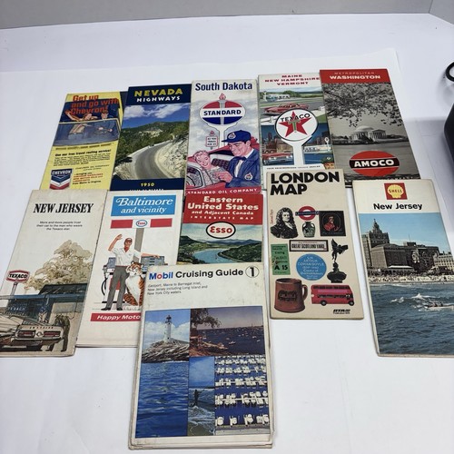 Vintage maps road - vintage,