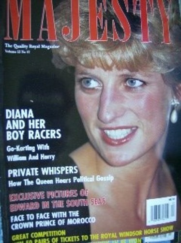 Majesty magazine diana sons - majesty,