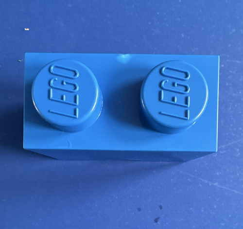 Lego blue stud storage - lego,