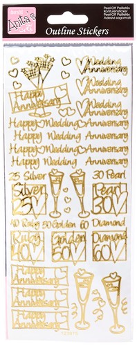 Anitas outline stickers 22 - outline, 29.22