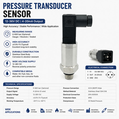 600 bar pressure - 0-600,