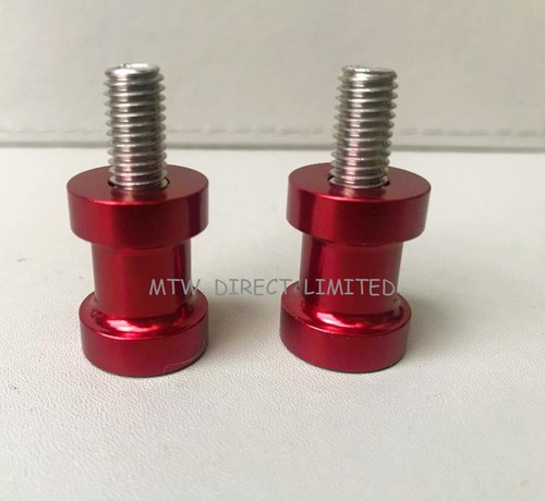 Red anodised aluminium - m8,