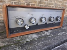 Leak stereo 30 plus vintage integrated amplifier in original teak case Working