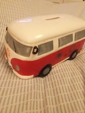 VW Camper Van Money Box Novelty Collectible