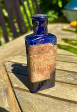 Antique cobalt blue poison - antique,