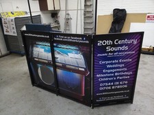 Gorilla 4-Feet Complete Disco DJ Stand Booth Lighting Equipment Table with 2...