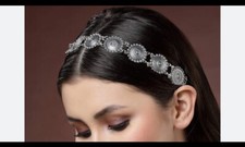 Designer Oxidized Silver Matha