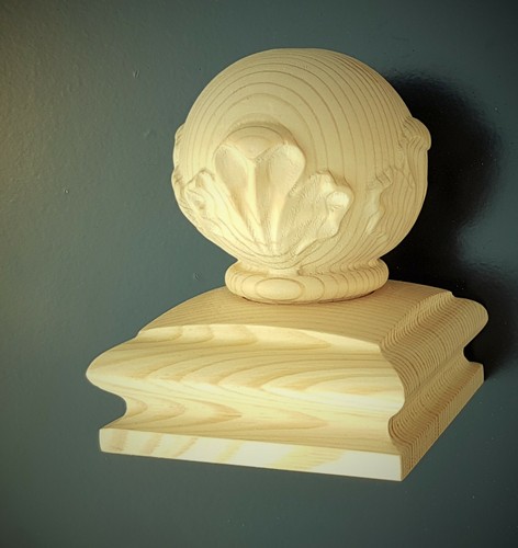 Stair newel post - stair,