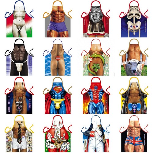 Funny grill apron men - men, chef