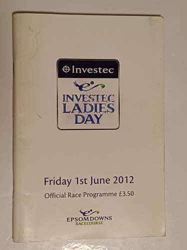 Epsom downs race card - epsom, 1/6/12