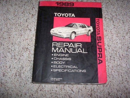 1989 toyota supra factory shop - 1989,