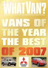 Mitsubishi L200 4x2 4x4 & Outlander Van Of Year 2007 UK Market Foldout Brochure