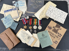 Interesting WW2 RAF Medal Group, Badges and Paperwork - CPL Graham RAF