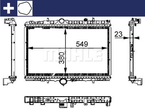Radiator engine cooling for - engine,