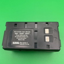 Rechargeable Battery Sony Sharp Sanyo VB-77 NI CAD 6 Volt Not Tested