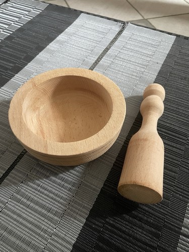 Solid beech wood - beech, mortar