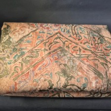 Pair  Lined Mostyns Curtains Vintage Pink Peach Coral Teal Grey Lavender 48" 73"