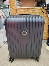 DELSEY PARIS Spinner Cabin Carry-on Suitcase Black 40x55x20cm TSA Lock