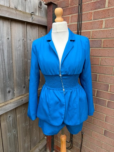 Misguided electric blue blazer - electric,