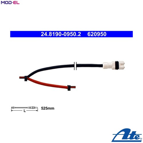 Warning contact brake - 2x, pad