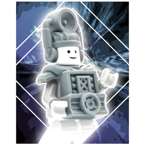 Mondasian cyberman brick - cyberman,