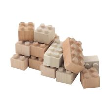 MUJI Japanese Wood Block Toy Large 12 pieces Yamagata Gift NEW
