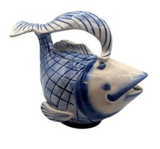 Blue Sky Ceramic Koi Fish